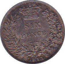 1873 SIXPENCE ( AUNC ) - Sixpence - Cambridgeshire Coins