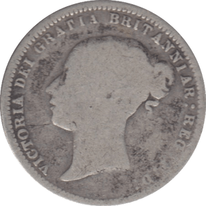 1873 SIXPENCE ( FAIR ) - Sixpence - Cambridgeshire Coins