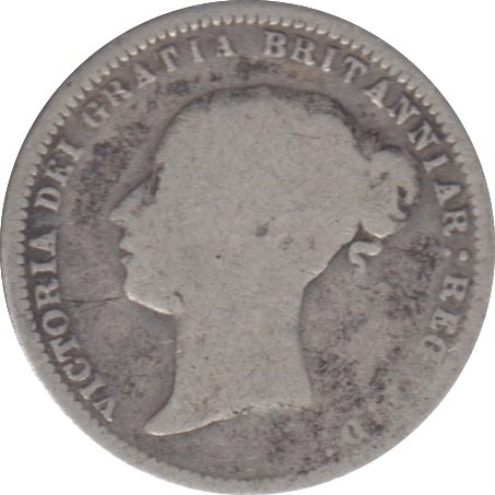 1873 SIXPENCE ( FAIR ) - Sixpence - Cambridgeshire Coins
