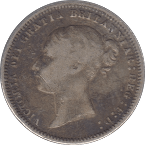 1873 SIXPENCE ( FINE ) DIE 19 - Sixpence - Cambridgeshire Coins