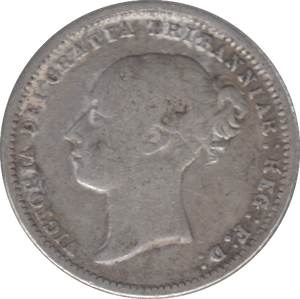 1873 SIXPENCE ( FINE ) DIE 85 - Sixpence - Cambridgeshire Coins