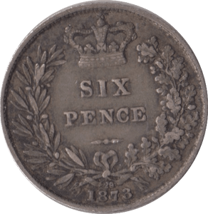 1873 SIXPENCE ( GF ) - Sixpence - Cambridgeshire Coins