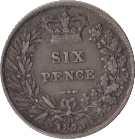 1873 SIXPENCE ( GF ) - Sixpence - Cambridgeshire Coins