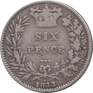 1873 SIXPENCE ( NF ) - Sixpence - Cambridgeshire Coins