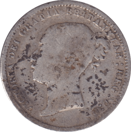 1873 SIXPENCE ( NF ) - Sixpence - Cambridgeshire Coins