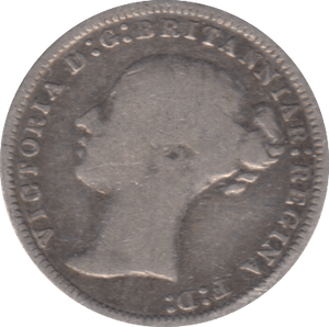 1873 THREEPENCE ( F ) 3 - Threepence - Cambridgeshire Coins