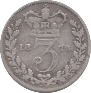 1873 THREEPENCE ( FAIR ) - Threepence - Cambridgeshire Coins