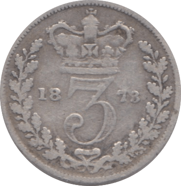 1873 THREEPENCE ( FAIR ) - Threepence - Cambridgeshire Coins