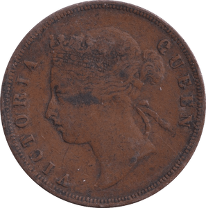 1874 1 CENT STRAIGHT SETTLEMENTS - WORLD COINS - Cambridgeshire Coins