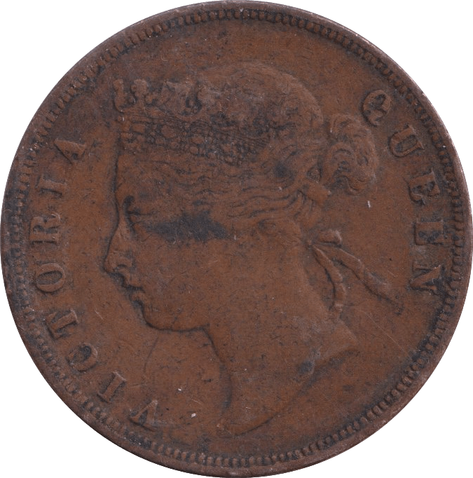 1874 1 CENT STRAIGHT SETTLEMENTS - WORLD COINS - Cambridgeshire Coins