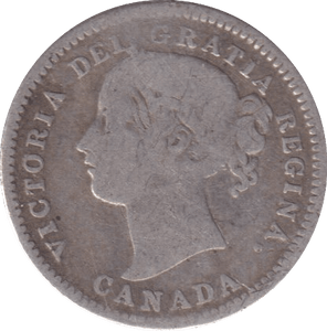 1874 10 CENTS CANADA - WORLD COINS - Cambridgeshire Coins