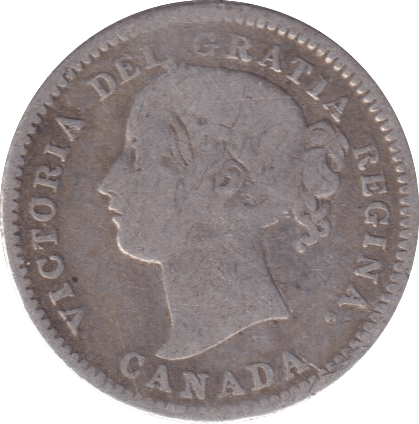 1874 10 CENTS CANADA - WORLD COINS - Cambridgeshire Coins