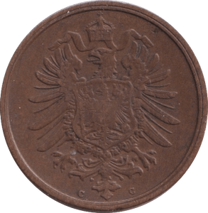1874 2 PFENNIG GERMANY - WORLD COINS - Cambridgeshire Coins