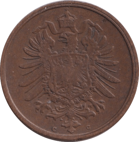 1874 2 PFENNIG GERMANY - WORLD COINS - Cambridgeshire Coins