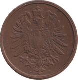 1874 2 PFENNIG GERMANY - WORLD COINS - Cambridgeshire Coins