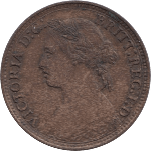 1874 FARTHING ( EF ) 1 - Farthing - Cambridgeshire Coins