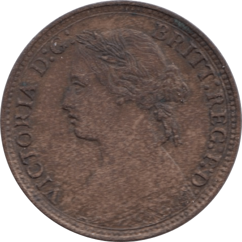 1874 FARTHING ( EF ) 1 - Farthing - Cambridgeshire Coins