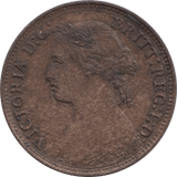 1874 FARTHING ( EF ) 1 - Farthing - Cambridgeshire Coins