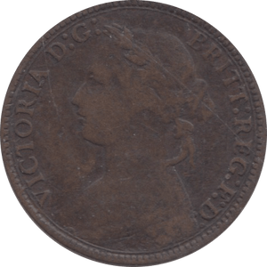 1874 FARTHING ( FAIR ) - Farthing - Cambridgeshire Coins