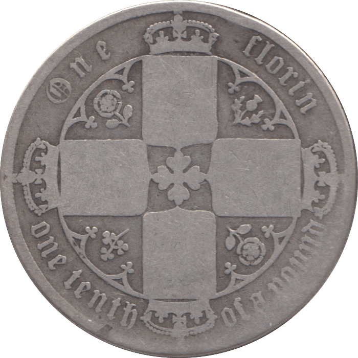 1874 FLORIN ( FAIR ) DIE 28 - Florin - Cambridgeshire Coins