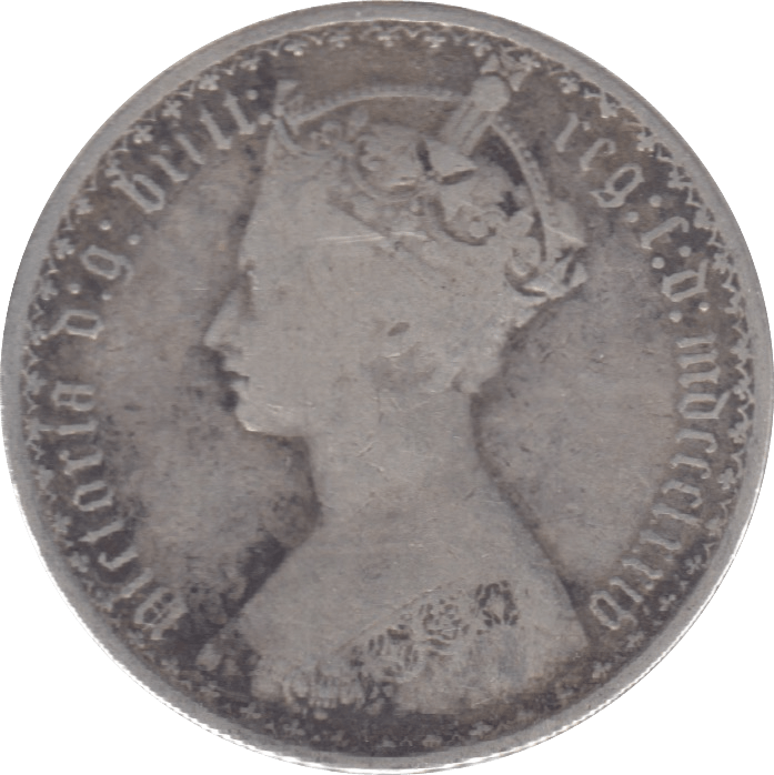 1874 FLORIN ( NF ) - Florin - Cambridgeshire Coins