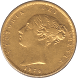 1874 GOLD HALF SOVEREIGN ( GVF ) - HALF SOVEREIGN - Cambridgeshire Coins