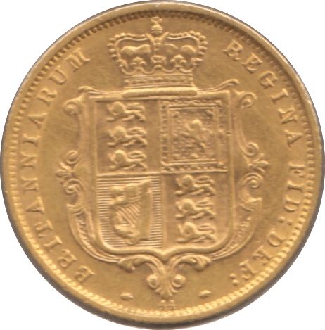 1874 GOLD HALF SOVEREIGN ( GVF ) - HALF SOVEREIGN - Cambridgeshire Coins