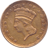1874 GOLD ONE DOLLAR USA - Gold World Coins - Cambridgeshire Coins