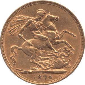 1874 GOLD SOVEREIGN ( GVF ) SYDNEY MINT - Sovereign - Cambridgeshire Coins