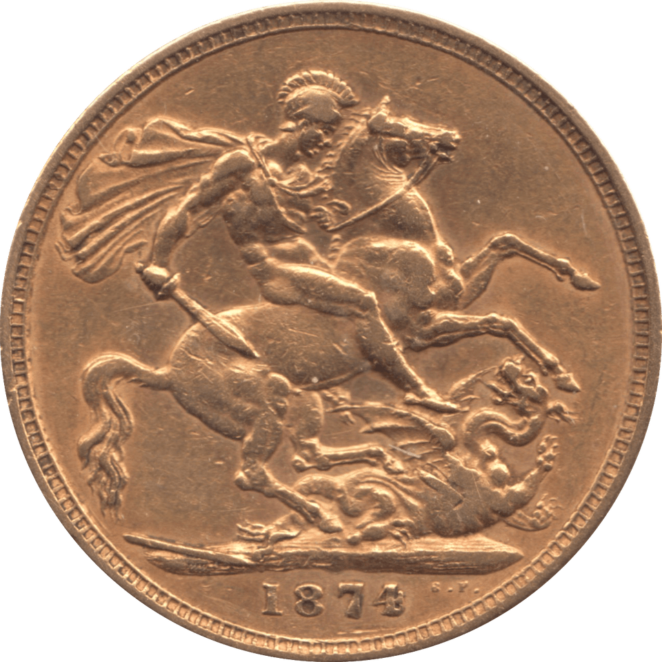 1874 GOLD SOVEREIGN ( GVF ) SYDNEY MINT - Sovereign - Cambridgeshire Coins