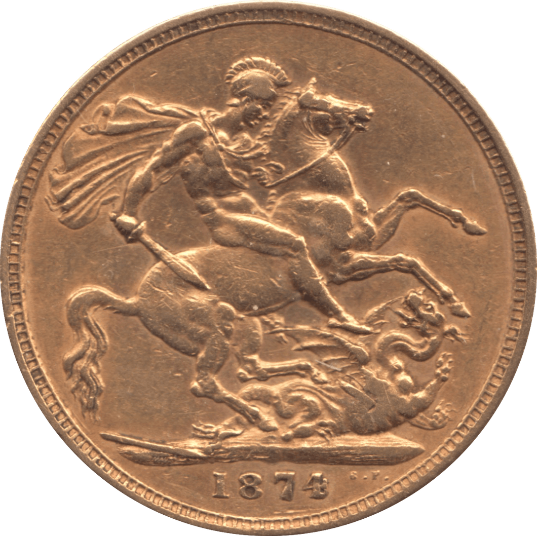 1874 GOLD SOVEREIGN ( GVF ) SYDNEY MINT - Sovereign - Cambridgeshire Coins