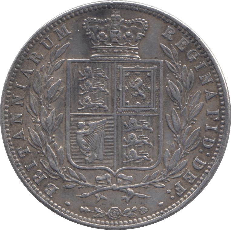 1874 HALFCROWN ( EF ) - Halfcrown - Cambridgeshire Coins