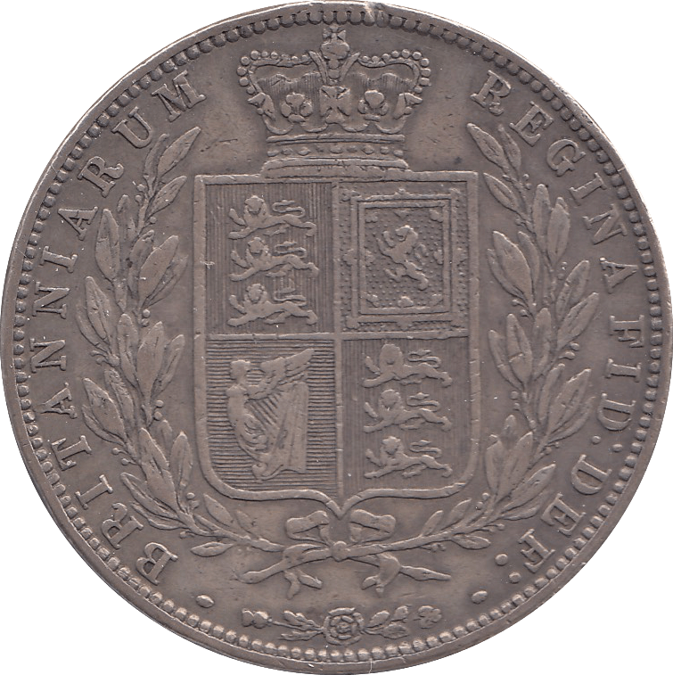 1874 HALFCROWN ( EF ) - Halfcrown - Cambridgeshire Coins