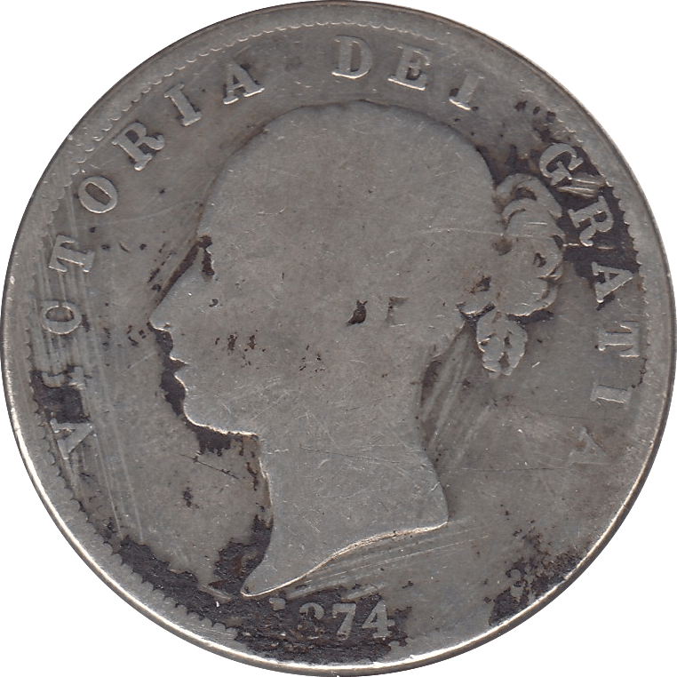 1874 HALFCROWN ( FAIR ) 4 - Halfcrown - Cambridgeshire Coins