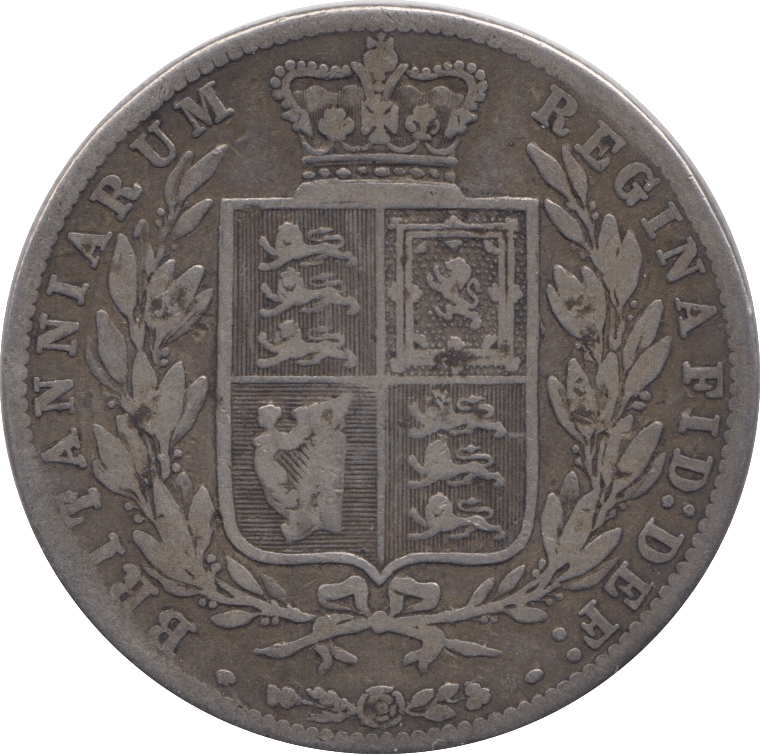 1874 HALFCROWN ( GVF ) 8 - Halfcrown - Cambridgeshire Coins