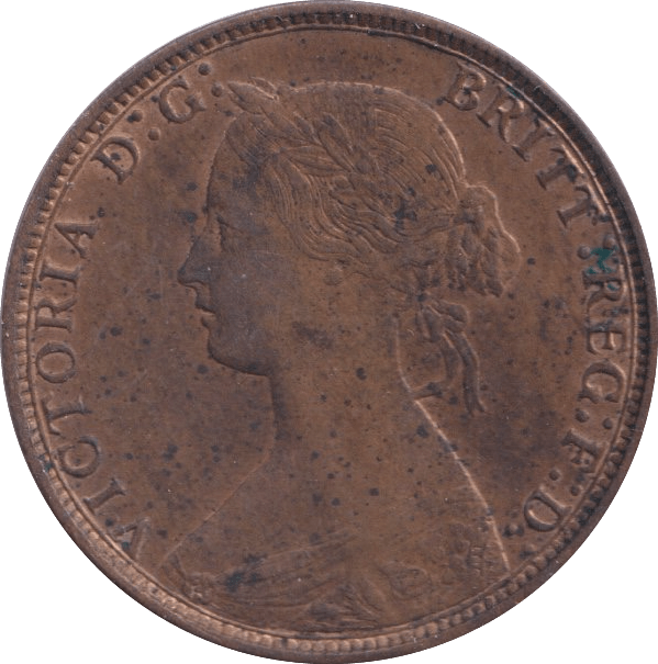 1874 HALFPENNY ( GVF ) - Halfpenny - Cambridgeshire Coins