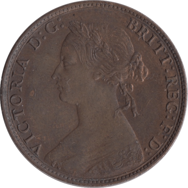 1874 HALFPENNY ( GVF ) H - Halfpenny - Cambridgeshire Coins