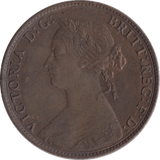 1874 HALFPENNY ( GVF ) H - Halfpenny - Cambridgeshire Coins