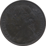 1874 HALFPENNY ( VF ) H 8 - Halfpenny - Cambridgeshire Coins