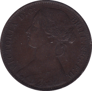 1874 PENNY H ( VF ) B - Penny - Cambridgeshire Coins