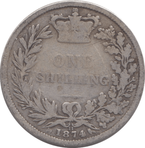 1874 SHILLING DIE 11 ( NF ) 13 - Shilling - Cambridgeshire Coins