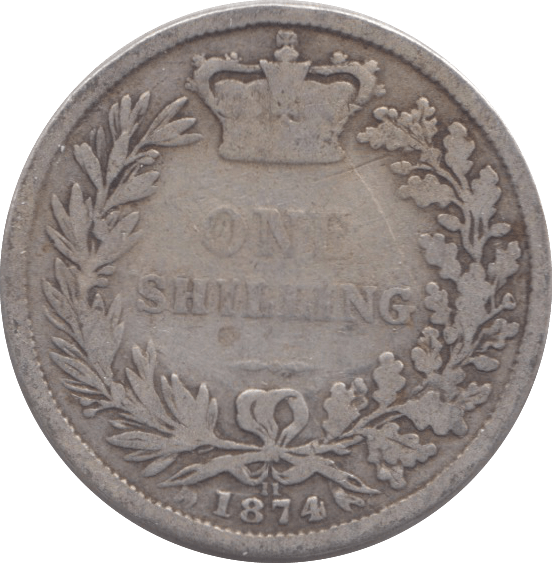 1874 SHILLING DIE 11 ( NF ) 13 - Shilling - Cambridgeshire Coins