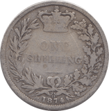 1874 SHILLING DIE 11 ( NF ) 13 - Shilling - Cambridgeshire Coins