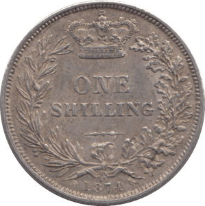 1874 SHILLING DIE 35 ( EF ) - Shilling - Cambridgeshire Coins