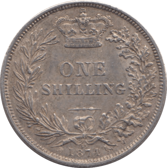 1874 SHILLING DIE 35 ( EF ) - Shilling - Cambridgeshire Coins