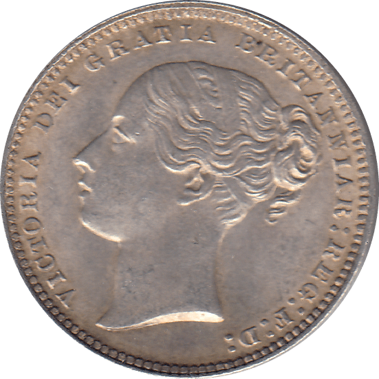 1874 SHILLING ( EF ) DIE 56 - Shilling - Cambridgeshire Coins