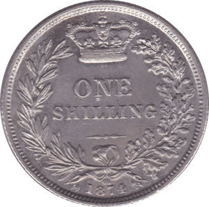 1874 SHILLING ( EF ) DIE 66 - Shilling - Cambridgeshire Coins
