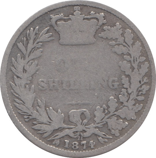 1874 SHILLING ( FAIR ) 5 DIE 21 - SHILLING - Cambridgeshire Coins