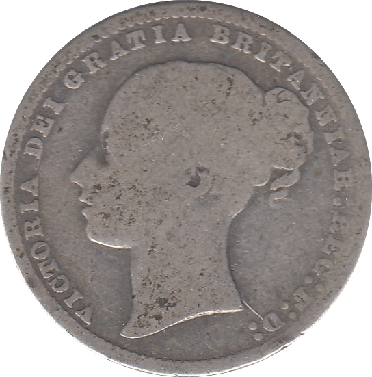 1874 SHILLING ( FAIR ) DIE 63 - Shilling - Cambridgeshire Coins