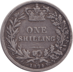 1874 SHILLING ( GF ) - Shilling - Cambridgeshire Coins